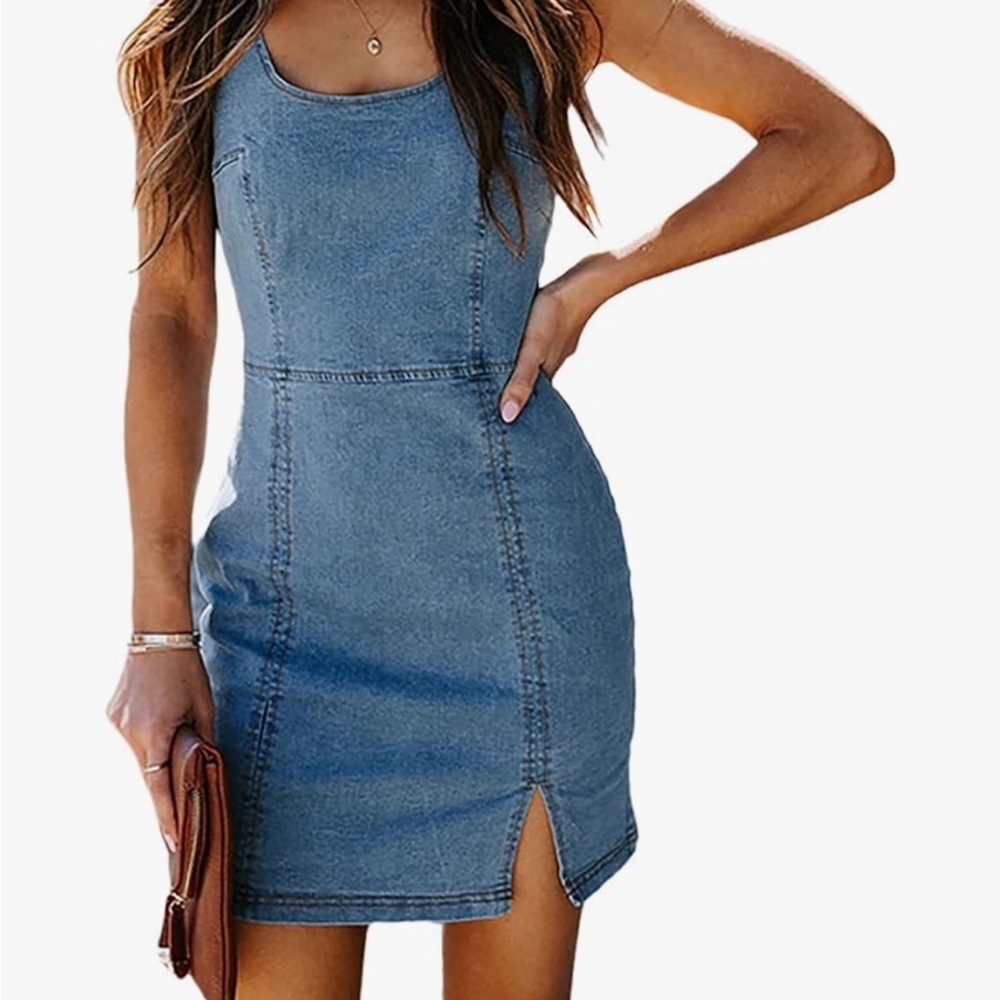 Denim Sleeveless Dress
